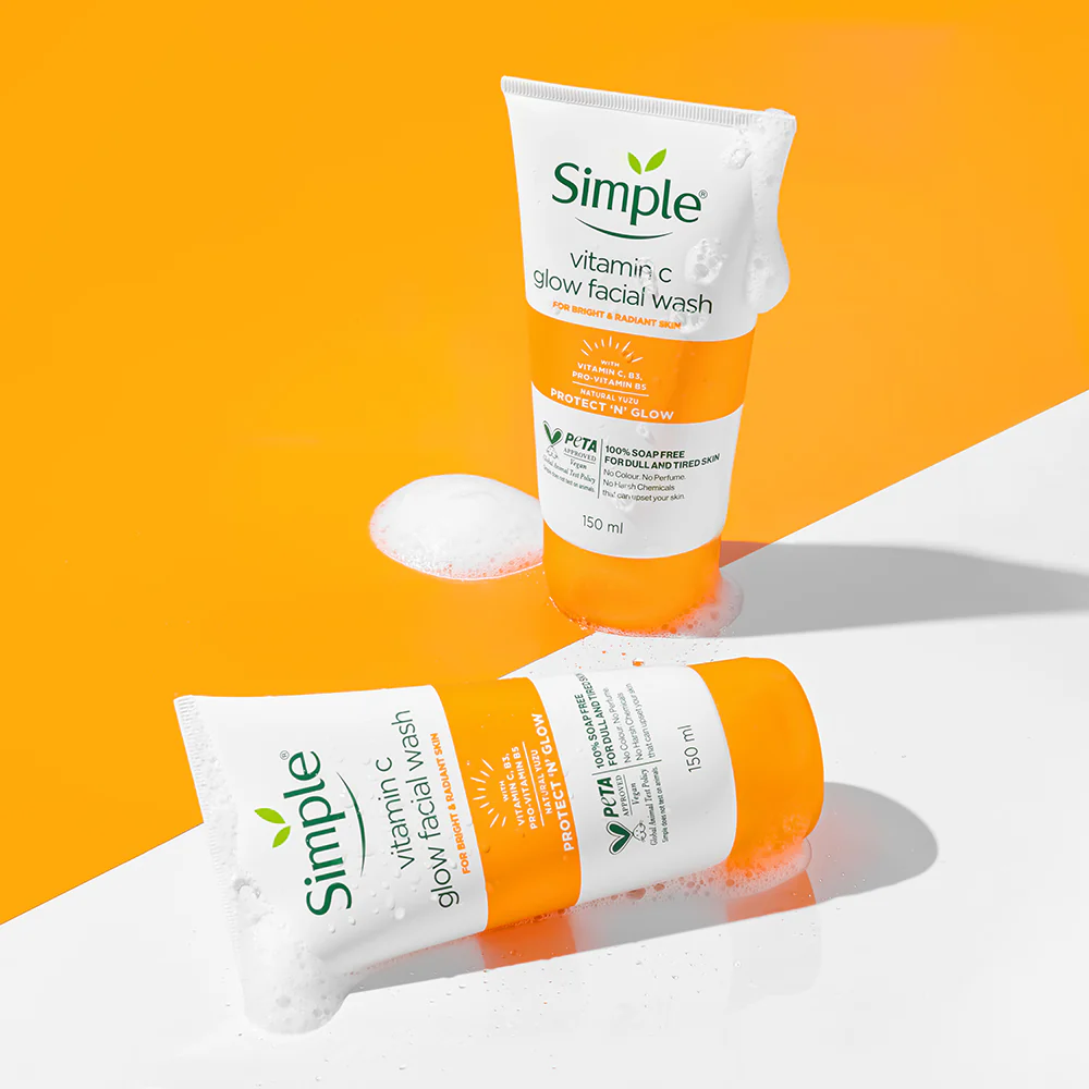 Vitamin C Glow Facial Wash 150ML Pack Of 2 1000x1000 1