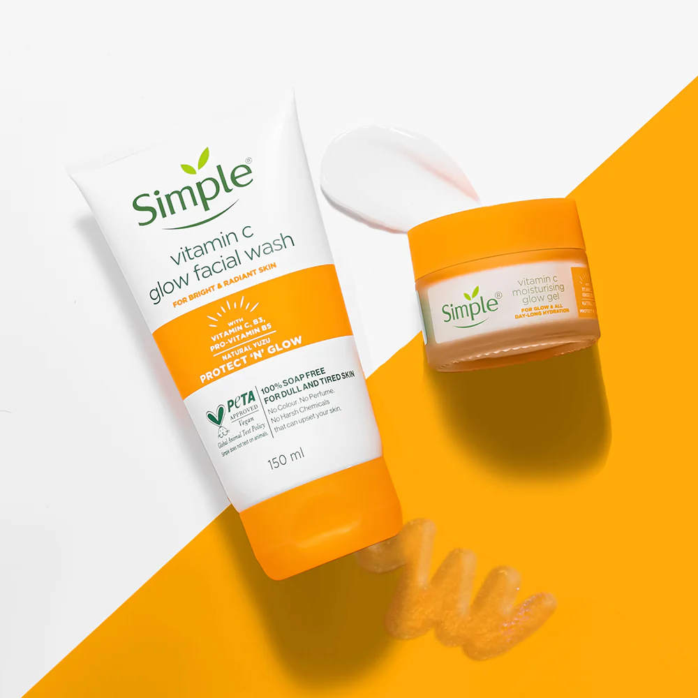 Vitamin C Glow Facial Wash Moisturiser 1000x1000