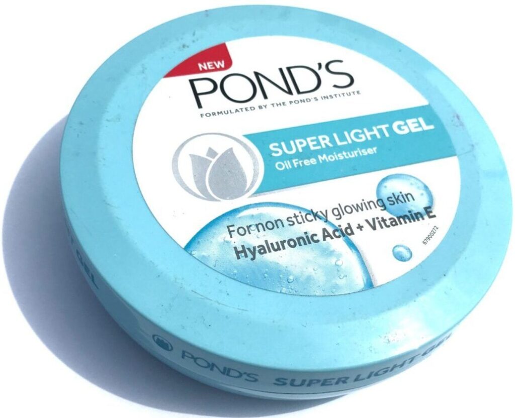 Ponds Ponds Super Light Gel Oil Free Moisturiser With Hyaluronic Acid Vitamin E Front Photo Original 1 1024x832
